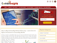 Tablet Screenshot of contrarianinsights.com